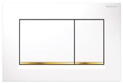 Geberit Sigma 30 működtető nyomólap, kétmennyiséges fehér/aranyozott/fehér 115.883. KK. 1 (115883KK1) (115.883.KK.1) - szaniteresklimacenter