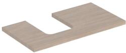 Geberit One mosdópult bal oldali kivágással 90x47 cm, pultra ültethető tálformájú mosdóhoz, tölgy 505.293. 00.5 (505.293.00.5) - szaniteresklimacenter