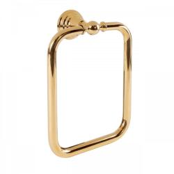 TRES Clasic négyzetes törölközőtartó arany 02463609OR (02463609OR)