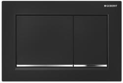 Geberit Omega30 kétmennyiséges öblítésű működtető nyomólap fekete / fényes króm / feket 115.080. KM. 1 (115.080.KM.1)