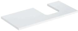 Geberit One mosdópult jobb oldali kivágással 105x47 cm, pultra ültethető tálformájú mosdóhoz, magasfényű fehér 505.314. 00.1 (505.314.00.1) - szaniteresklimacenter