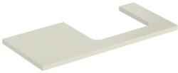 Geberit One mosdópult jobb oldali kivágással 105x47 cm, pultra ültethető mosdóhoz, magasfényű homokszürke 505.324. 00.4 (505.324.00.4) - szaniteresklimacenter