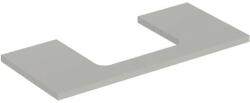 Geberit One mosdópult középső kivágással, pultra ültethető mosdóhoz 105x47 cm, matt greige 505.284. 00.7 (505.284.00.7) - szaniteresklimacenter