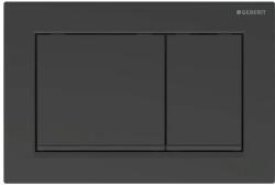 Geberit Omega30 működtetőlap 2 mennyiséges öblítéshez, easy-to-clean, matt fekete/fekete 115.080. 16.1 (115.080.16.1) - szaniteresklimacenter