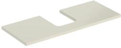 Geberit One mosdópult középső kivágással, pultra ültethető tálformájú mosdóhoz 120x47 cm, magasfényű homokszürke 505.275. 00.4 (505.275.00.4) - szaniteresklimacenter