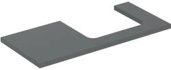 Geberit One mosdópult jobb oldali kivágással 105x47 cm, pultra ültethető mosdóhoz, matt láva 505.324. 00.3 (505.324.00.3) - szaniteresklimacenter