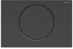 Geberit Sigma10 működtetőlap, öblítés-stop működtetésű, easy-to-clean, matt fekete/fekete 115.758. 16.5 (115.758.16.5) - szaniteresklimacenter