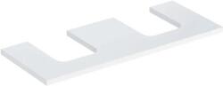 Geberit One mosdópult kivágással, két pultra ültethető tálformájú mosdóhoz 120x47 cm, magasfényű fehér 505.335. 00.1 (505.335.00.1) - szaniteresklimacenter