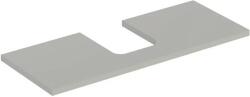 Geberit One mosdópult középső kivágással, pultra ültethető tálformájú mosdóhoz 120x47 cm, matt greige 505.275. 00.7 (505.275.00.7) - szaniteresklimacenter