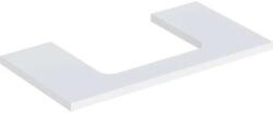 Geberit One mosdópult középső kivágással, pultra ültethető mosdóhoz 90x47 cm, matt fehér 505.283. 00.2 (505.283.00.2) - szaniteresklimacenter
