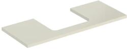Geberit One mosdópult középső kivágással, pultra ültethető mosdóhoz 120x47 cm, magasfényű homokszürke 505.285. 00.4 (505.285.00.4) - szaniteresklimacenter