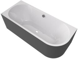 SAPHO POLYSAN VIVA L MONOLITH aszimmetrikus kád, 180x75x60cm, fehér/carina (72099M. 41) (72099M.41)