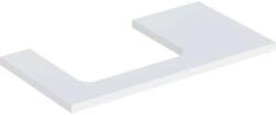 Geberit One mosdópult bal oldali kivágással 90x47 cm, pultra ültethető mosdóhoz, matt fehér 505.303. 00.2 (505.303.00.2) - szaniteresklimacenter