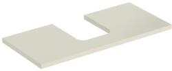 Geberit One mosdópult középső kivágással, pultra ültethető tálformájú mosdóhoz 105x47 cm, magasfényű homokszürke 505.274. 00.4 (505.274.00.4) - szaniteresklimacenter