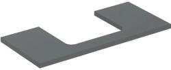 Geberit One mosdópult középső kivágással, pultra ültethető mosdóhoz 105x47 cm, matt láva 505.284. 00.3 (505.284.00.3) - szaniteresklimacenter