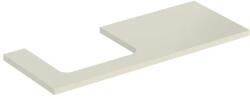 Geberit One mosdópult bal oldali kivágással 120x47 cm, pultra ültethető mosdóhoz, magasfényű homokszürke 505.305. 00.4 (505.305.00.4) - szaniteresklimacenter