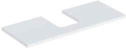 Geberit One mosdópult középső kivágással, pultra ültethető tálformájú mosdóhoz 120x47 cm, matt fehér 505.275. 00.2 (505.275.00.2) - szaniteresklimacenter