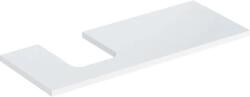 Geberit One mosdópult bal oldali kivágással 120x47 cm, pultra ültethető tálformájú mosdóhoz, magasfényű fehér 505.295. 00.1 (505.295.00.1) - szaniteresklimacenter