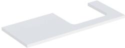 Geberit One mosdópult jobb oldali kivágással 120x47 cm, pultra ültethető mosdóhoz, matt fehér 505.325. 00.2 (505.325.00.2) - szaniteresklimacenter