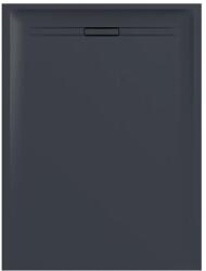 Geberit Sestra szögletes zuhanytálca 80x100 cm, strukturált pala, grafit 550.272. 00.2 (550.272.00.2)