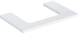Geberit One mosdópult középső kivágással, pultra ültethető mosdóhoz 75x47 cm, magasfényű fehér 505.282. 00.1 (505.282.00.1) - szaniteresklimacenter