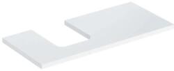 Geberit One mosdópult bal oldali kivágással 105x47 cm, pultra ültethető tálformájú mosdóhoz, magasfényű fehér 505.294. 00.1 (505.294.00.1) - szaniteresklimacenter