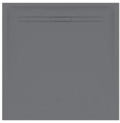 Geberit Sestra szögletes zuhanytálca, 90 x 90 cm, strukturált pala, grafit 550.270. 00.2 (550.270.00.2)