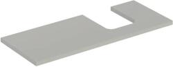 Geberit One mosdópult jobb oldali kivágással 120x47 cm, pultra ültethető tálformájú mosdóhoz, matt greige 505.315. 00.7 (505.315.00.7) - szaniteresklimacenter