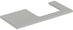 Geberit One mosdópult jobb oldali kivágással 105x47 cm, pultra ültethető mosdóhoz, matt greige 505.324. 00.7 (505.324.00.7) - szaniteresklimacenter