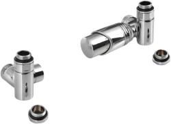 Sapho BRUCKNER WICHER ECK COMBI csatlakozókészlet, termosztátos szeleppel, króm (600.321. 1) (600.321.1)