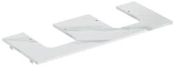 Geberit One márványhatású mosdópult két oldali kivágással, pultra ültethető tálformájú mosdóhoz 120x47 cm, matt fehér 505.175. 00.1 (505.175.00.1) - szaniteresklimacenter