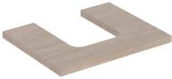 Geberit One mosdópult középső kivágással, pultra ültethető tálformájú mosdóhoz 60x47 cm, tölgy 505.271. 00.5 (505.271.00.5) - szaniteresklimacenter