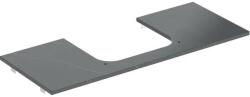 Geberit One márványhatású mosdópult középső kivágással, pultra ültethető mosdóhoz 120x47cm, matt fekete 505.115. 00.2 (505.115.00.2) - szaniteresklimacenter