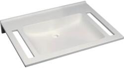 Geberit Publica akadálymentes mosdó 70x55 cm, szögletes, túlfolyó és csaplyuk nélkül 501.043. 11.1 (501.043.11.1) - szaniteresklimacenter