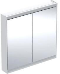 Geberit One tükrös szekrény két ajtóval 90x90 cm, világítással, fehér 505.813. 00.2 (505.813.00.2)