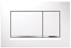 Geberit Sigma 30 működtető nyomólap, kétmennyiséges fehér/fényes króm/fehér 115.883. KJ. 1 (115.883.KJ.1) - szaniteresklimacenter