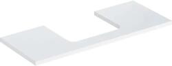 Geberit One mosdópult középső kivágással, pultra ültethető mosdóhoz 120x47 cm, magasfényű fehér 505.285. 00.1 (505.285.00.1) - szaniteresklimacenter