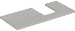 Geberit One mosdópult jobb oldali kivágással 105x47 cm, pultra ültethető tálformájú mosdóhoz, matt greige 505.314. 00.7 (505.314.00.7) - szaniteresklimacenter