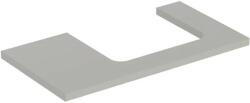 Geberit One mosdópult jobb oldali kivágással 90x47 cm, pultra ültethető mosdóhoz, matt greige 505.323. 00.7 (505.323.00.7) - szaniteresklimacenter