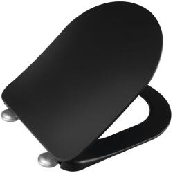 SAPHO CREAVIT PAULA WC ülőke, Slim soft close, duroplast, matt fekete (KC0903.01. 2100E) (KC0903.01.2100E)