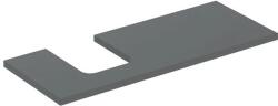 Geberit One mosdópult bal oldali kivágással 120x47 cm, pultra ültethető tálformájú mosdóhoz, matt láva 505.295. 00.3 (505.295.00.3) - szaniteresklimacenter