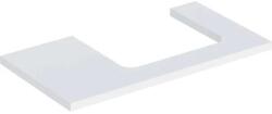 Geberit One mosdópult jobb oldali kivágással 90x47 cm, pultra ültethető mosdóhoz, matt fehér 505.323. 00.2 (505.323.00.2) - szaniteresklimacenter
