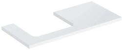Geberit One mosdópult bal oldali kivágással 105x47 cm, pultra ültethető mosdóhoz, magasfényű fehér 505.304. 00.1 (505.304.00.1) - szaniteresklimacenter