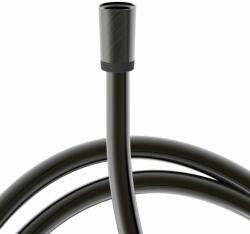 Tres 1700 mm-es szatén zuhanytömlő csiszolt metál fekete 9134609KMB (9134609KMB)