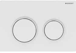 Geberit Omega20 működtetőlap, 2 mennyiséges öblítéshez, matt fehér/fehér 115.085. 11.1 (115.085.11.1) - szaniteresklimacenter