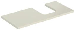 Geberit One mosdópult jobb oldali kivágással 105x47 cm, pultra ültethető tálformájú mosdóhoz, magasfényű homokszürke 505.314. 00.4 (505.314.00.4) - szaniteresklimacenter