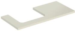 Geberit One mosdópult bal oldali kivágással 105x47 cm, pultra ültethető mosdóhoz, magasfényű homokszürke 505.304. 00.4 (505.304.00.4) - szaniteresklimacenter