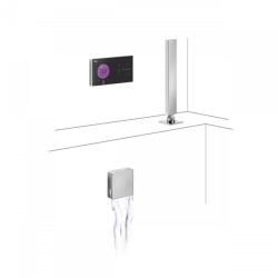 TRES Shower Technology falba építhető elektronikus termosztátos kádszett 09288571 (09288571)