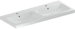 Geberit iCon Light két medencés mosdó, 120x48cm, csaplyukkal és túlfolyóval, fehér (501.838. 00.1) (501.838.00.1)