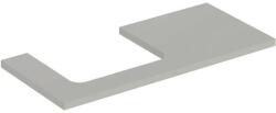 Geberit One mosdópult bal oldali kivágással 105x47 cm, pultra ültethető mosdóhoz, matt greige 505.304. 00.7 (505.304.00.7) - szaniteresklimacenter